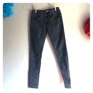 Silence and Noise Leopard Print Jeans